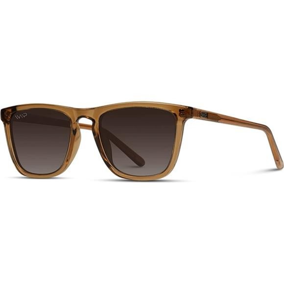 Amazon.com: PZ - Clear Frame Polarized Sunglasses for Women  Unisex Modern Square Sunglasses - Polarized Lenses with Maximum UV Protection